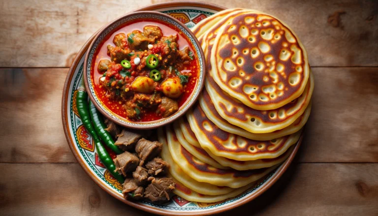 Canjeero with Suqaar Recipe From Somalia