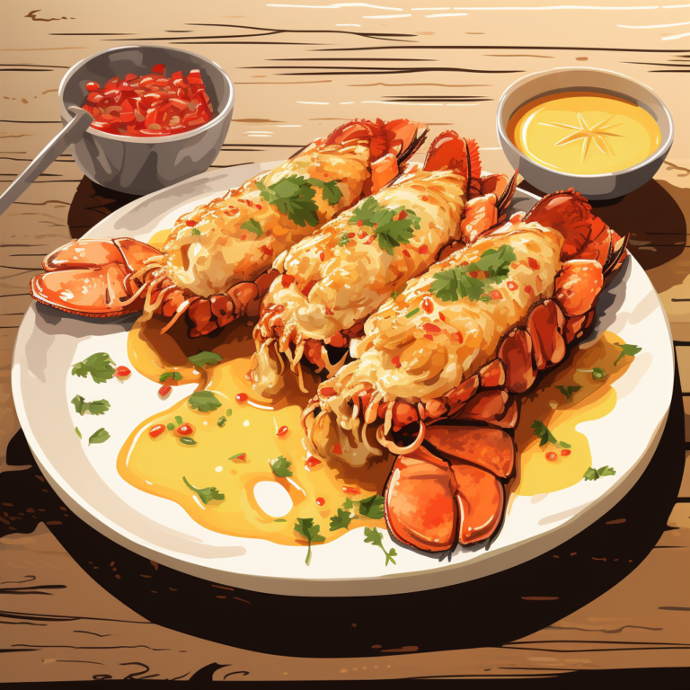 Grilled Lobster Tails with Coconut Curry Sauce: A Marquee Dish of the Marshall Islands