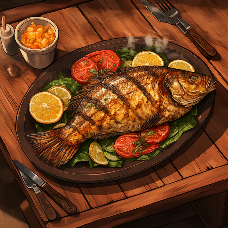 Ugandan Grilled Tilapia: A Flavorful Lakeside Delicacy