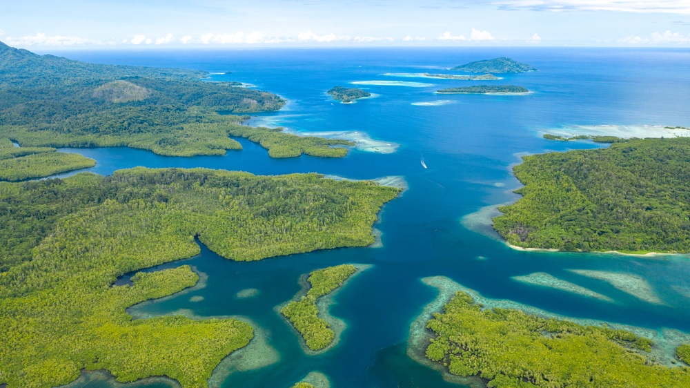 view of the solomon islands