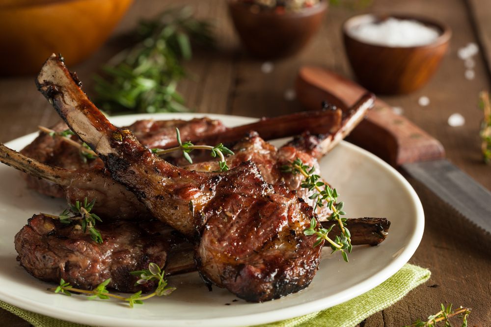lamb chop african spices